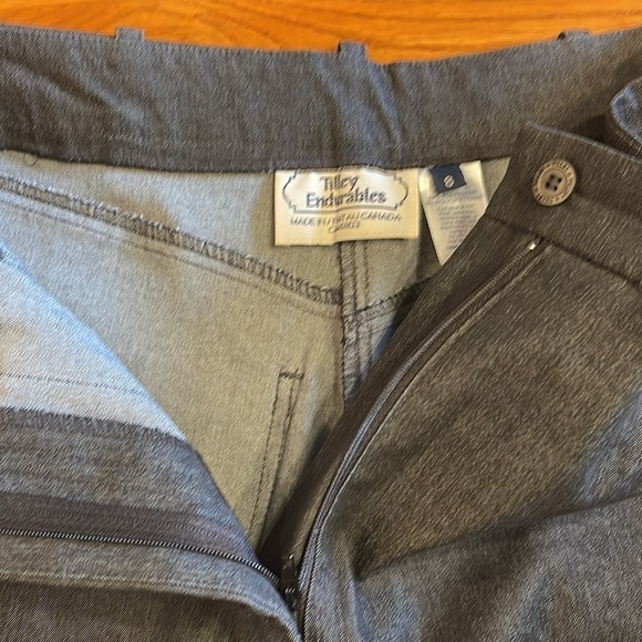 Tilley Sz 8 dark  indigo stretch blue jeans with front/back pockets - Picture 5 of 9